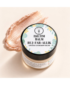 Işıltım Balm 10cc Ruj - Far- Allık /Lipbalm- Eyeshadow- Blush