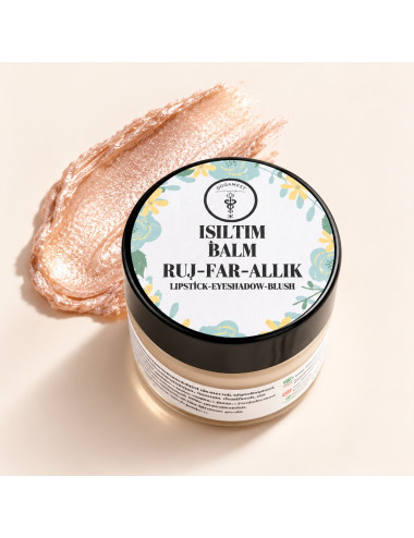 Işıltım Balm 10cc Ruj - Far- Allık /Lipbalm- Eyeshadow- Blush