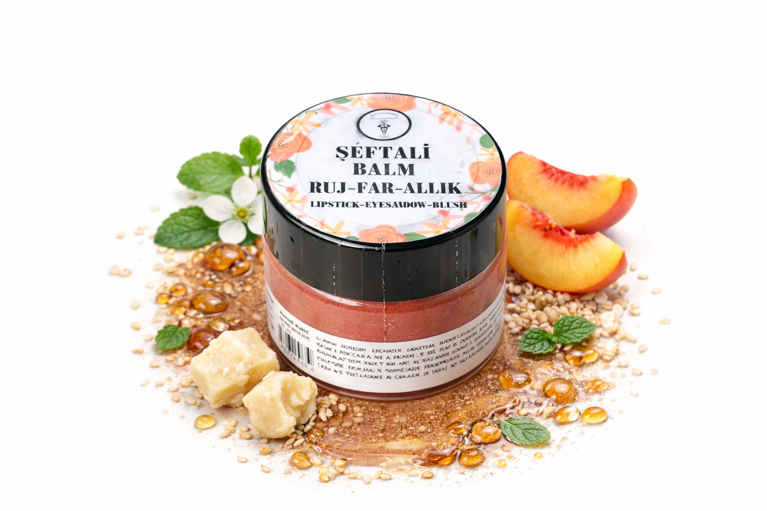 ŞEFTALİ BALM RUJ-FAR-ALLIK 10 CC